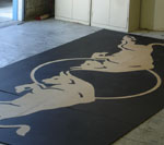 Assembled Large Logo Inlay